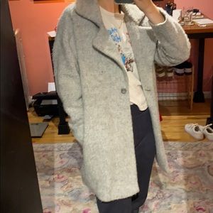 Mango Soft Grey Coat